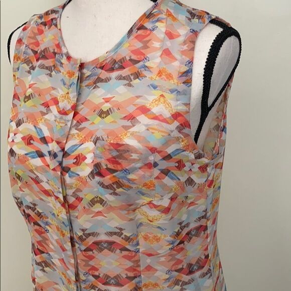 CAbi Sleeveless Tunic Blouse Size S - Picture 3 of 8
